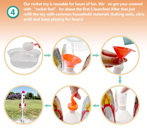 DIY STEM KIT éducatif Le kit de lanceur de bouteille de fusée original lance un <span class=keywords><strong>cadeau</strong></span> éducatif amusant pour les enfants et les adolescents - Product Image 3