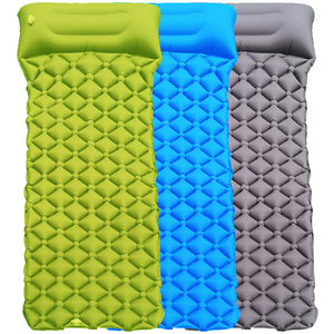 Colchoneta de dormir para acampar inflable de TPU ultraligera y compacta con bomba de pie incorporada, colchón de aire impermeable, colchoneta para dormir - Product Image 5