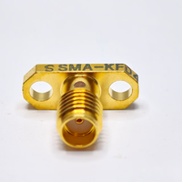Connecteur coaxial haute fréquence SSMA-KFD40 à 4 trous pour montage sur panneau, idéal pour équipement de test micro-ondes – Vente directe usine