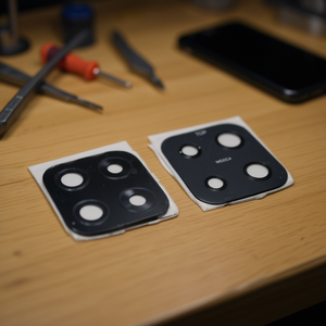 Copriobiettivo per fotocamera Samsung Galaxy A12 MG0C4, ricambio con marcatura superiore per riparazione fotocamera telefono - Product Image 3