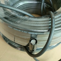 Kabel Jaringan Kustom Cat6 SFTP 1000Mbps Tembaga Bebas Oksigen Kabel Lan Berpelindung Ganda Ethernet Teknik Kabel Cat6