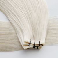 Extensions de luxe à l'aspect naturel, faciles à couper et à personnaliser, polyvalence sans effort, micro-trame Genius