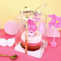 Boîte d'Emballage en Plastique Rigide Transparent Cristal pour Cadeau, Boule de Gâteau Mousse, Petit Contenant à Dessert, Capsule Jouet pour Distributeur Automatique