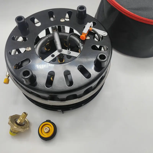 Cuisinière à 7 brûleurs au <span class=keywords><strong>butane</strong></span> pour l'extérieur Réchaud de camping extérieur à sept cœurs Mini <span class=keywords><strong>barbecue</strong></span> de cuisson multifonction - Product Image 3