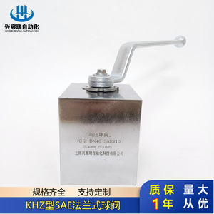 วาล์วบอล Khz Sae210 แบบหน้าแปลน 650Psi แรงดันสูง ชนิดเร็ว สำหรับท่อขนาด 1 นิ้ว โครงสร้างแบบรวม - Product Image 4