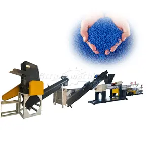 PP PE HDPE LDPE LLDPE Plastic pelletizer pelletizing granules making granulator machine