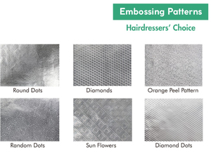 لفائف تصفيف الشعر الاحترافية منقوشة من رقائق الألومنيوم احباط تسليط الضوء على الشعر احباط - Product Image 5