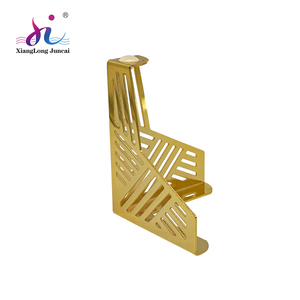 Quincaillerie en métal accessoires de meubles pieds de canapé <span class=keywords><strong>pied</strong></span> de support de meuble 13 motif décoratif creux <span class=keywords><strong>pied</strong></span> doré - Product Image 4