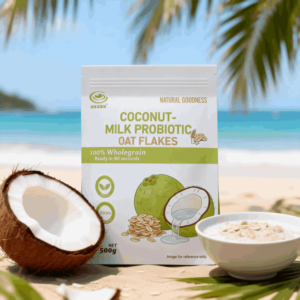 Sereal <span class=keywords><strong>Oat</strong></span> Susu Kelapa Probiotik, <span class=keywords><strong>Oat</strong></span> Flakes Instan Gandum Utuh - Product Image 2