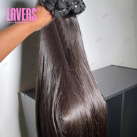 Cabello Humano Virgen Vietnamita Super Double Drawn, Grado 13A, Liso, Extensiones de Cabello Humano Vietnamita, Paquete de Cabello Vietnamita Virgen