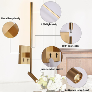 Lampe <span class=keywords><strong>de</strong></span> <span class=keywords><strong>lecture</strong></span> minimaliste, fabrication sur mesure, prix avantageux, lampe murale <span class=keywords><strong>de</strong></span> <span class=keywords><strong>lecture</strong></span>, lampe murale d'hôtel avec projecteur <span class=keywords><strong>de</strong></span> <span class=keywords><strong>lecture</strong></span> LED - Product Image 5