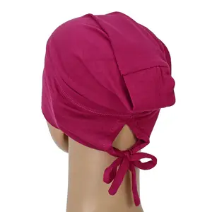 GHS002 סיטונאי נשים צינור כובעי חיג 'אב מוסלמי custom מודאלי כותנה אלסטי תחתון כובעי פנימי כובע חיג' אב