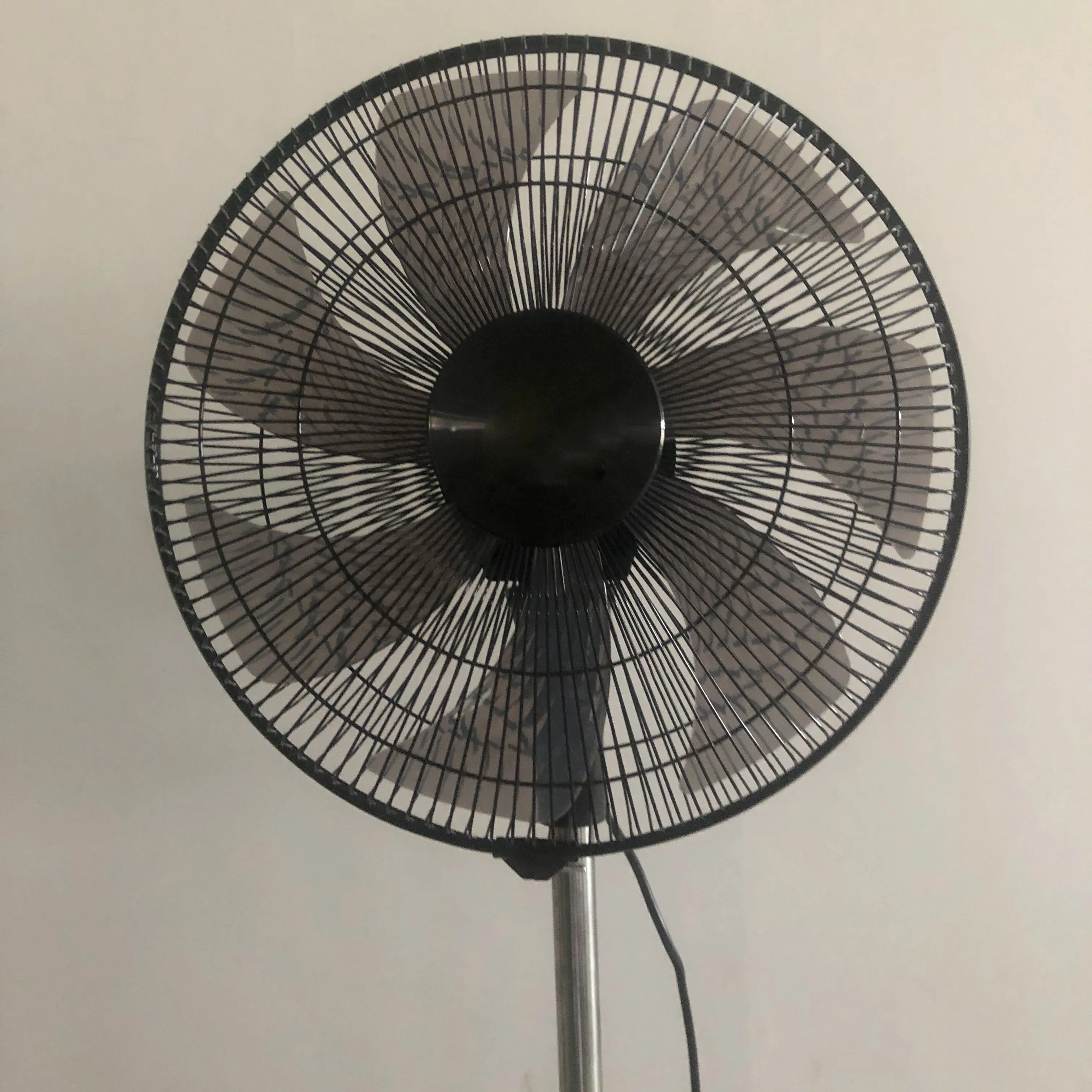 Customized logo adjustable floor fan Height adjustable high wind power floor fan High quality stainless steel stand fan