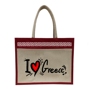 ถุงช้อปปิ้งจากปอกระเจา 100% เป็นมิตรกับสิ่งแวดล้อม พร้อมหูหิ้วแบบ D Cane และการพิมพ์ปลอดสาร Azo สำหรับโปรโมชั่น - Product Image 3