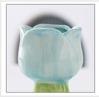 Vas Bunga Hadiah Keramik Modern Pink Biru Pot Tanaman Lucu Penyangga Tanaman Meja Penyimpanan Tempat Pena Unik Kantor Ruang Tamu Dapur