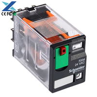 Relais miniature enfichable Schneider Harmony RXM4AB2B7 RXM 24V AC 6A 4CO 4PDT LED, neuf et original
