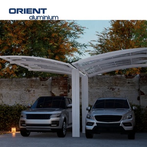 Pare-<span class=keywords><strong>soleil</strong></span> moderne de luxe COMMERCIAL en métal fermé deux poteaux en alliage d'aluminium auvents de carport Carports FRAME Carport attaché - Product Image 4