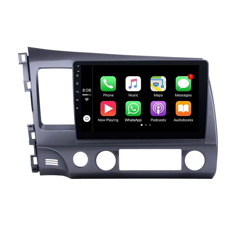 Android 11.0 Auto Stereo GPS BT Multimedia DVD Auto Player IPS WiFi Autoradio Für Honda Civic 2006-2011
