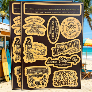 Customized Brand Logo Matching Kiss Cut Stickers With Waterproof Adhesive For Decorative Purposes - Product Image 3