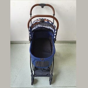 Складная прогулочная коляска для животных с двойным слоем, современная, с алюминиевой рамой, для собак и кошек, для пробежек, для мелких/средних питомцев, напрямую от производителя - Product Image 2