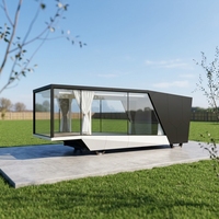 Maison conteneur modulaire mobile durable en acier pour ateliers, hôtels, restaurants, bars, ateliers, imperméable et résistant au feu
