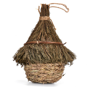 Yeni varış çok satan çim dokuma kuş yuvası-erken eğitim için yaratıcı el işi kuş kafesi, bahçe dekorasyon, ve eko-f - Product Image 4