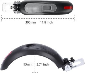 Reemplazo de accesorios de scooter de guardabarros trasero para Es1 Es2 <span class=keywords><strong>ES22</strong></span> Es4 piezas de scooter eléctrico freno de pie de guardabarros de scooter - Product Image 2