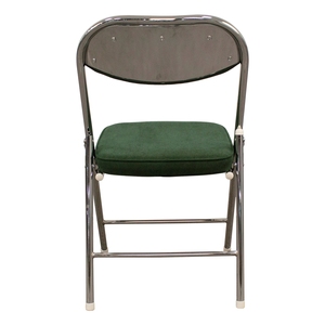 La mejor silla plegable de tela metálica ligera, colorida, para interiores y exteriores, para eventos, para cenar, café, boda, iglesia, Popular para - Product Image 4