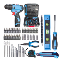 Kit de combinaison de perceuse sans fil Portable 12V perceuse à batterie sans fil industrielle à domicile avec ensemble d'outils de boîte à outils