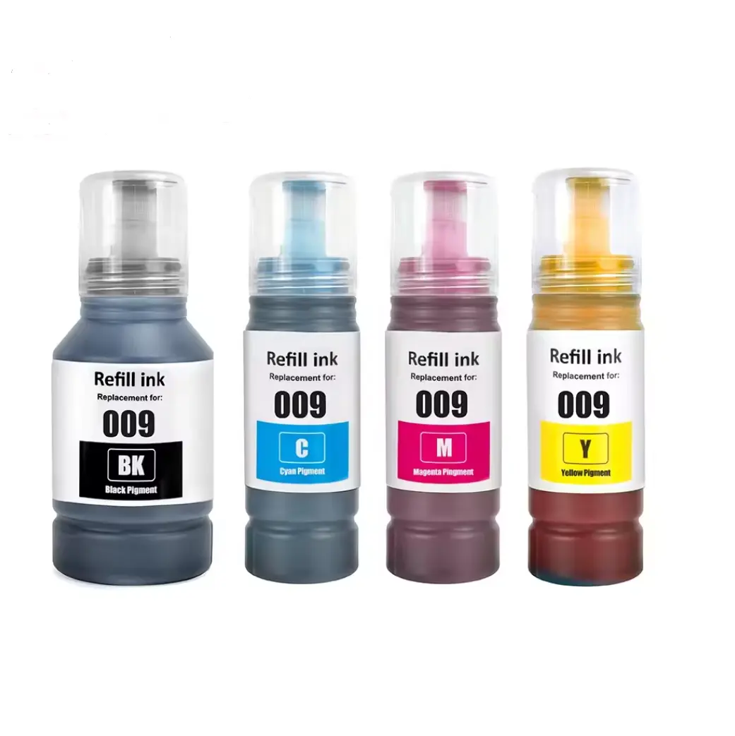 Asseel 009 Pigment Inkt Kleur Compatibel Bulk Fles Navulling Inkt Inkt Voor Epson Ecotank L6558/L6578/L15158/L15168/M15146/M15147 Printer