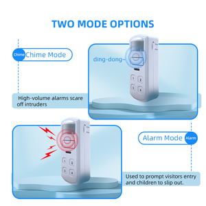 Sensor de Movimiento PIR Inteligente para el Hogar, <span class=keywords><strong>Alarma</strong></span> Antirrobo Infrarroja con Teclado, Material ABS, Sistema de Seguridad para el Hogar, Funciona con Batería - Product Image 4