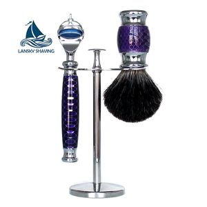 Geschenkdozen Voor Nat Scheren Borstel En Scheermesscheersets Als Geschenksets - Product Image 3