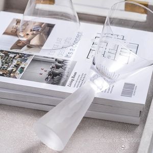 Copa de Champán de Cristal Mate Esmerilado para Flautas Senior, para Restaurante, Banquete, Brindis de Boda, Copa de <span class=keywords><strong>Aperitivo</strong></span>, Lujo Ligero - Product Image 4