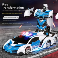 Mobil Balap Deformasi 360 Derajat Berputar, Stunt Remote Control, Robot Transformasi, Mobil RC