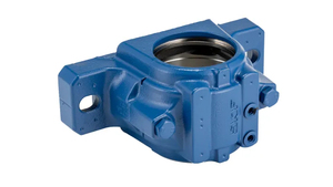 Support de palier à semelle fendue en fonte ductile SKF personnalisé, traitement de surface par peinture au four, moulage en résine de sable pour applications robustes - Product Image 2