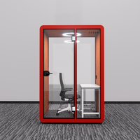 Cabine Acoustique Insonorisée Sur Mesure en Alliage d'Aluminium – Pod Professionnel pour Appels Privés, Idéal pour la Formation, les Bureaux, les Hôpitaux