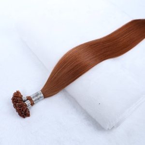 Extensioni per <span class=keywords><strong>capelli</strong></span> brasiliani a punta a U, 100% Remy, doppia trama, cheratina, lisce, pre-incollate, all'ingrosso - Product Image 3