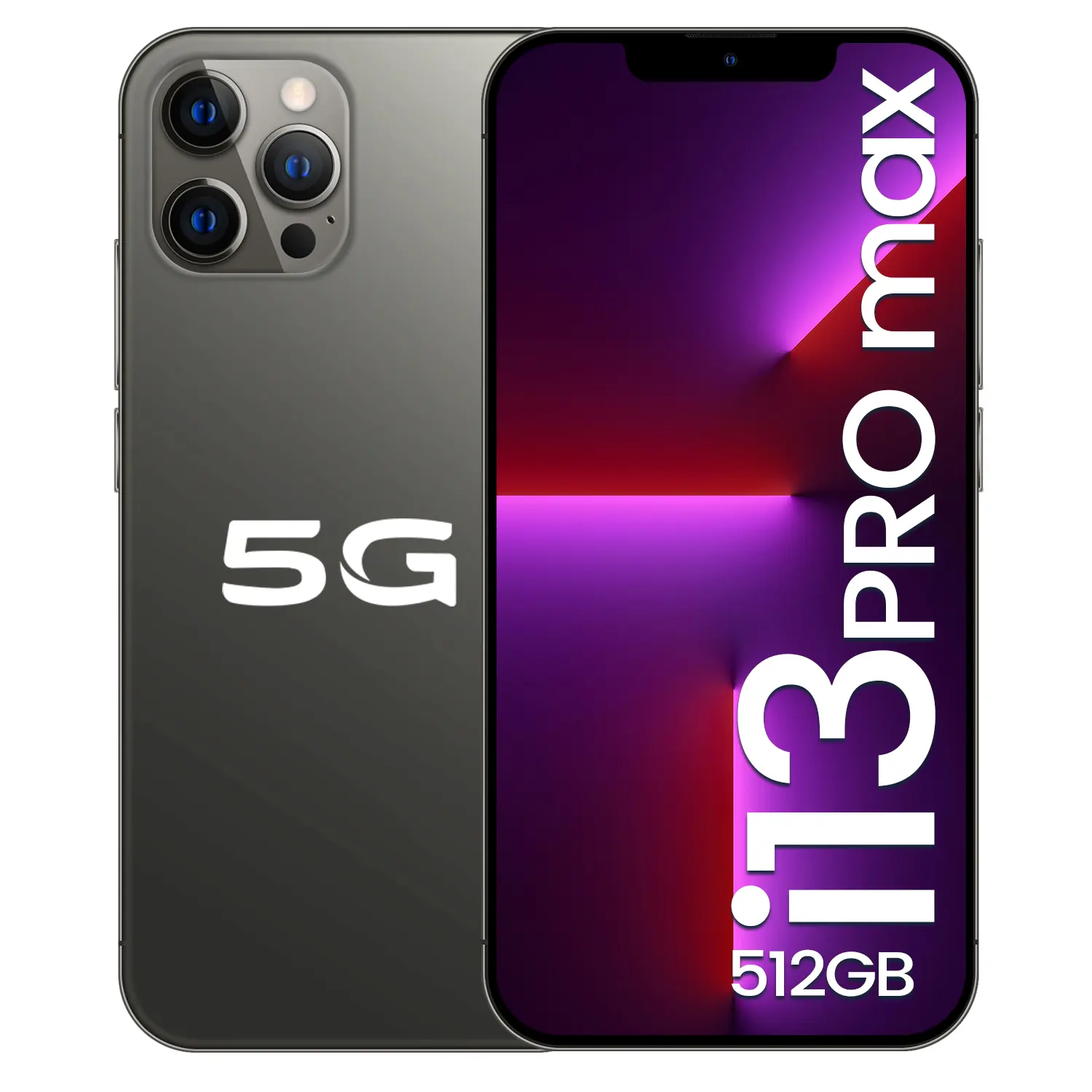 ऑनलाइन फोन आदेश Phone13 प्रो मैक्स 6.7 इंच 12GB + 512GB उच्च लागत प्रदर्शन उत्तम उपस्थिति नई गेमिंग मोबाइल फोन 4G 5G