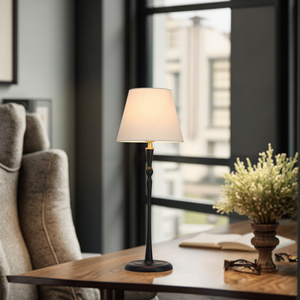 Hiện Đại Phong Cách Châu Âu Vải Bóng Đèn Bàn Chi tiết Kim Loại Cơ Sở Thiết Kế Đơn Giản Cho Văn Phòng Đầu Giường Phòng Khách Đọc Sách Điện - Product Image 5