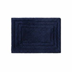 Tappetino da bagno in tessuto di cotone blu navy Kalithea 60x40 cm (Dintex 04280) - Product Image 2