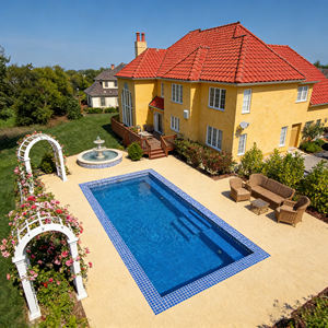 Piscine en fibre de verre de grande taille rectangulaire de qualité supérieure, pour l'expédition, longue durée de vie, étanche, pour hôtel - Product Image 5