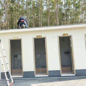 Toilettes mobiles portables en acier multi-emplacements écologiques pour usage extérieur - Product Image 1
