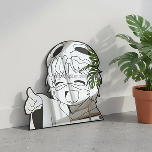 Miroirs muraux irréguliers en forme de personnage d'anime Bleach, design personnalisé, installation facile, incassables, décoration moderne <span class=keywords><strong>pour</strong></span> la maison - Product Image 3