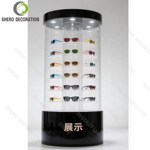 Gabinete de exhibición de joyería de vidrio giratorio, gabinete de vidrio de diseño/escaparate giratorio, escaparate de vidrio giratorio - Product Image 2