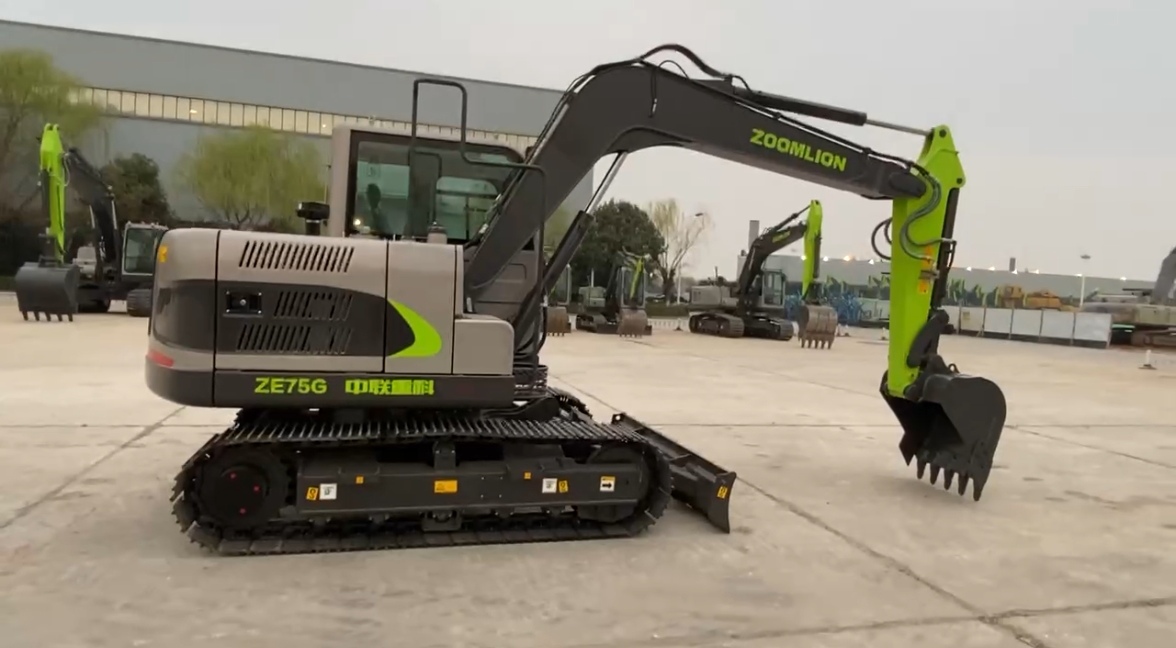 Zoomlion 7.5ton ZE75G Excavator - High Efficiency & CE Certified