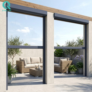 Stores transparents motorisés en <span class=keywords><strong>PVC</strong></span> QINGYING pour fenêtres extérieures - Product Image 1