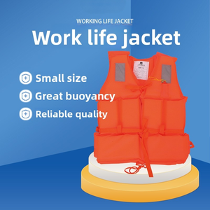 Gilet de sauvetage de travail pour adulte en tissu Oxford Widershine, haute flottabilité, léger, prévention des inondations, gilet de sauvetage pour le rafting - Product Image 2