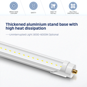 ETL DLC 8FT 96'' 45W FA8 Base T8 <b>LED</b> <b>Tube</b> 130LM/W Indoor Lighting for Warehouses - Product Image 3