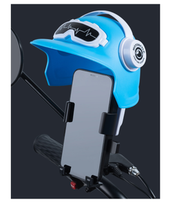 Support de téléphone portable pour vélo électrique et moto avec <span class=keywords><strong>casque</strong></span>, porte-parasol parapluie - Product Image 2