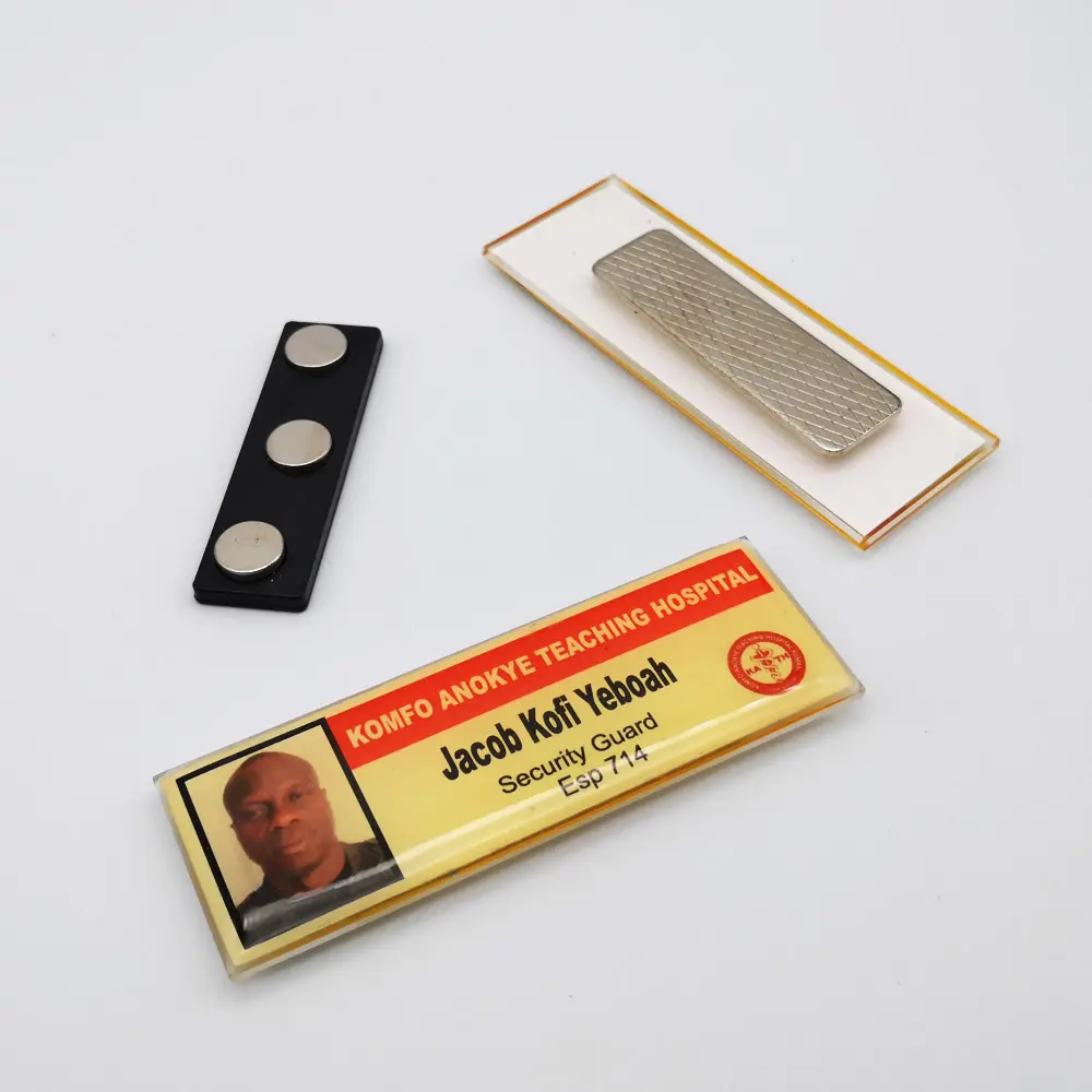 Металлические алюминиевые пластиковые акриловые эпоксидной пустая бирка знак Магнитная идентификационная с логотипом